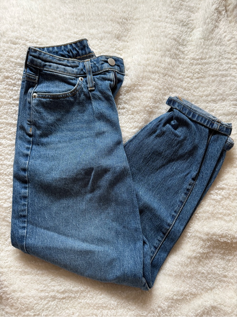 Target Women's Boyfriend Jeans in Medium Blue Wash (A New Day)